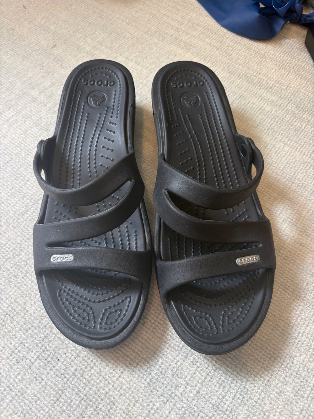 CROCS women’s Patricia wedge sandals in size 11. NEW!
